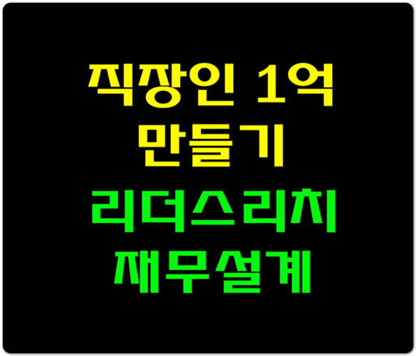 직장인 1억 만들기 - 리더스리치 재무설계