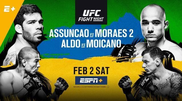 UFC(UFN144) 아순사오 모라에스 조제 알도 모이카노 중계