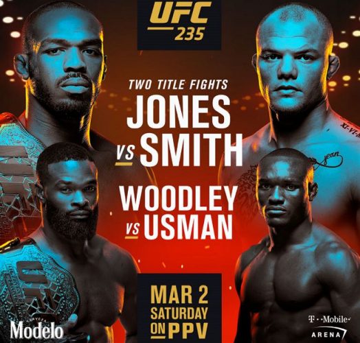 UFC 235 무료중계 존존스 앤소니스미스 타이론우들리 인터넷 중계