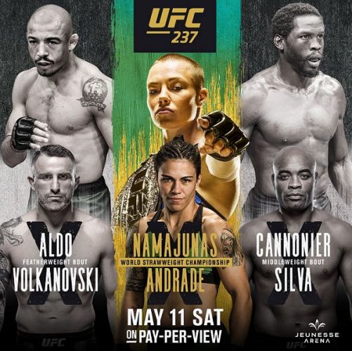 UFC237 무료 중계 조제알도 볼카노프스키 인터넷 생중계