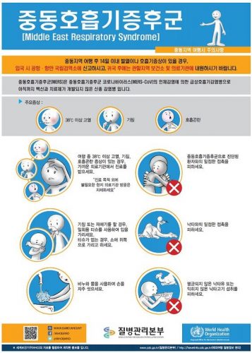 메르스(MERS) 원인과 증상 및 예방법