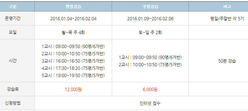 서울광장 스케이트장 운영기간, 이용요금, 운영시간 안내