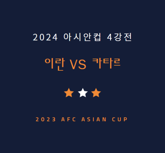 2024 아시안컵 4강전 이란 카타르 축구 중계 방송 LIVE 채널 | 쿠팡플레이